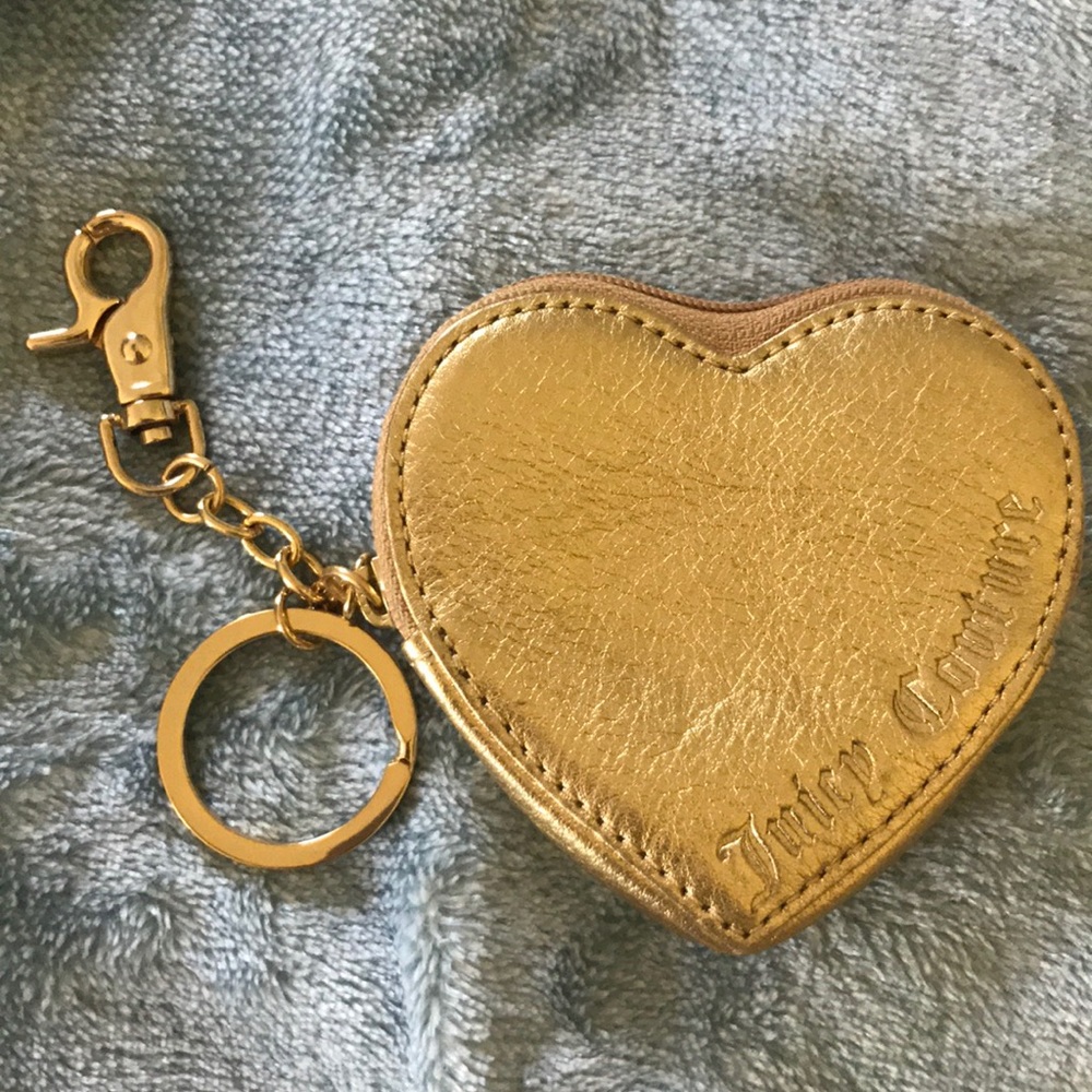 Juicy couture gold heart wallet